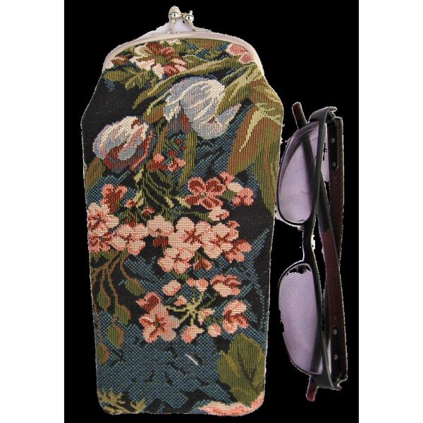 Diagnostico Tapestry Eyeglass Bag with Clasp - Blossom - DI2478698