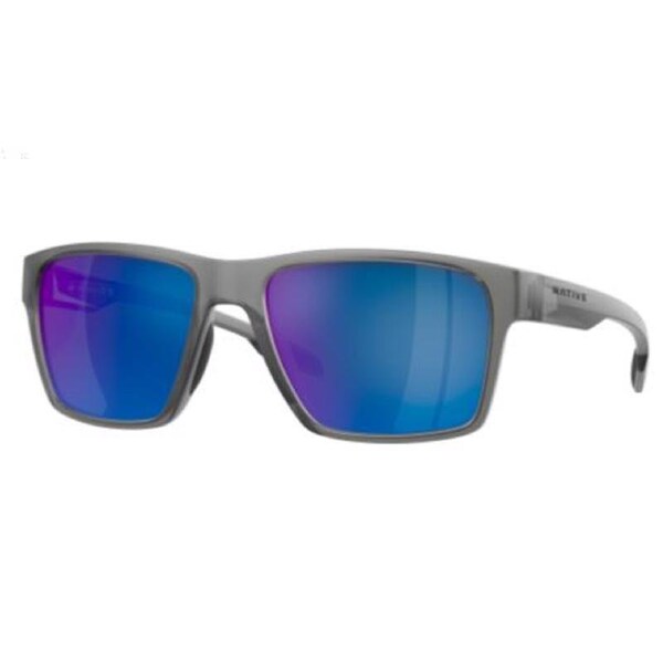 Native Breck Unisex Matte Olive Frame Blue Lens Polarized Sunglasses - 0XD904190410856