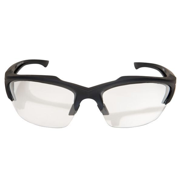 Edge Eyewear Acid Gambit Vapor Shield, Safety Glasses Anti-Scratch, Clear Lens, Half-Frame, Wraparound - SG611