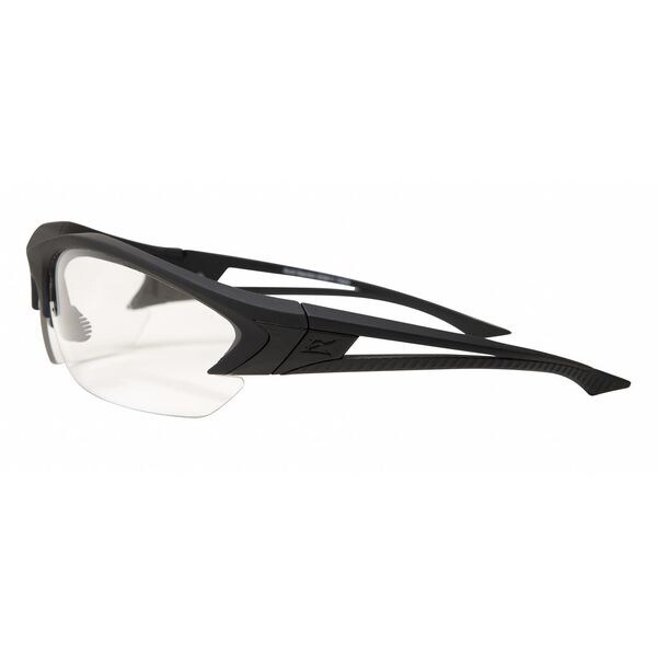 Edge Eyewear Acid Gambit Vapor Shield, Safety Glasses Anti-Scratch, Clear Lens, Half-Frame, Wraparound - SG611