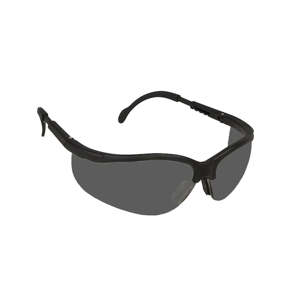Boxer Safety Glasses, Gray, Anti Fog, Black, PR - EKB20ST