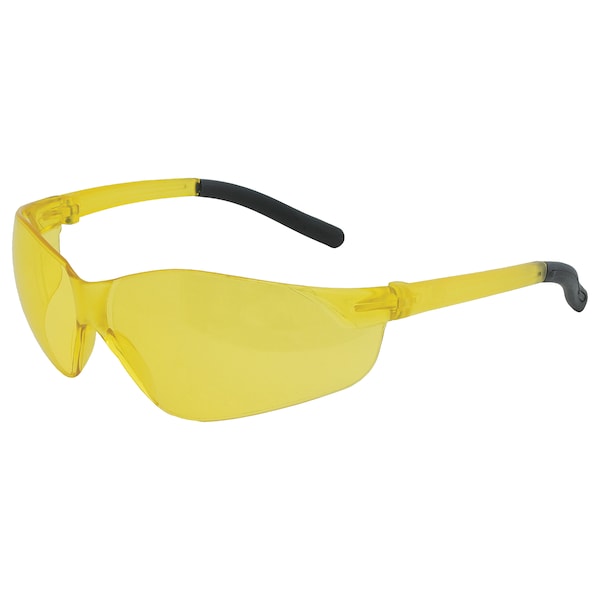 Deltaplus Safety Glasses, Amber Temples, Amber - 17063