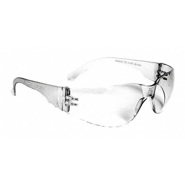 Radians Mirage RT, Safety Glasses Uncoated, Clear Lens, Frameless, Wraparound - MRR110ID
