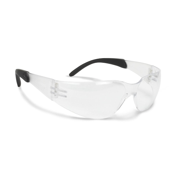 Radians Mirage RT, Safety Glasses Uncoated, Clear Lens, Frameless, Wraparound - MRR110ID
