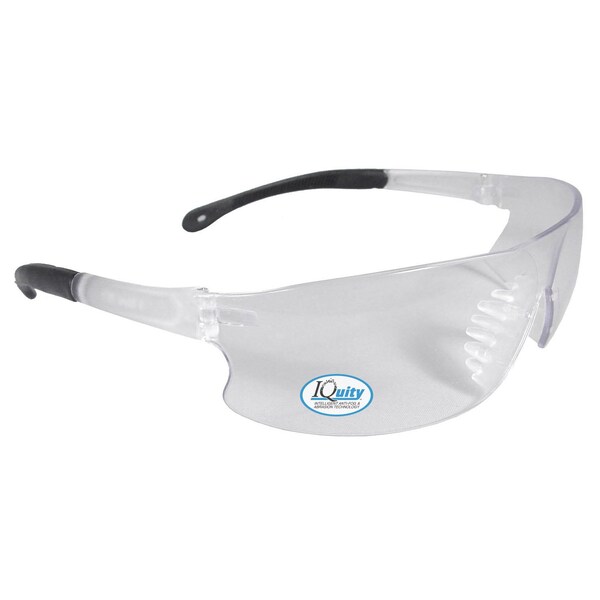 Radians Safety Glasses, Anti-Fog &  Anti-Scratch, Clear IQ Lens, Universal - RS1-13