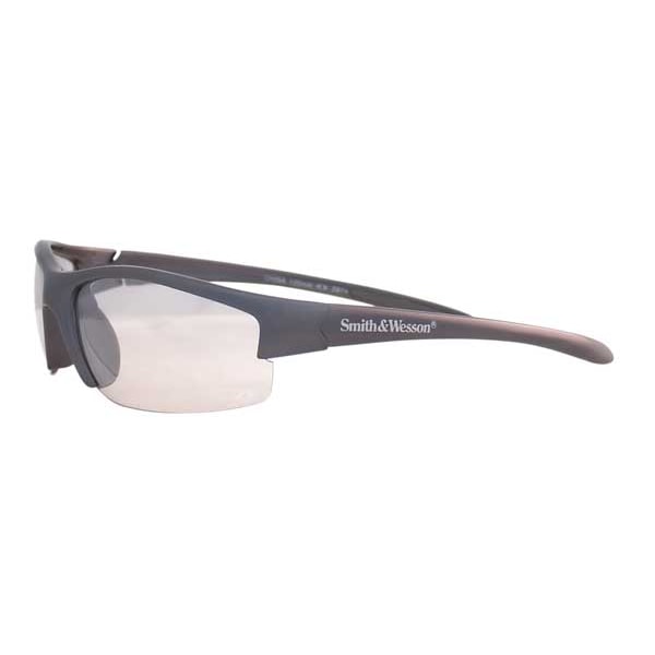 Smith & Wesson Equalizer, Safety Glasses Uncoated, Light Gray Lens, Half-Frame, Wraparound - 21298