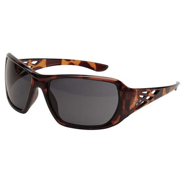 Erb Safety Girl Power at Work, Safety Glasses Anti-Scratch, Amber Lens, Full-Frame, Wraparound - 17957