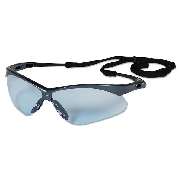 Kleenguard Safety Glasses 99.9% UVA/UVB/UVC, Light Blue Lens, Wraparound, Wraparound, 12 PK - 19639