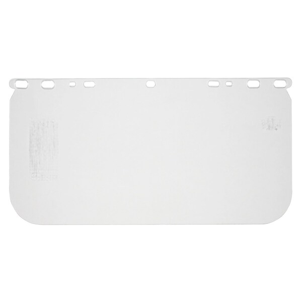 Mcr Safety Glasses, USS Single Matrix, Clear PC 8x15.5x.040, 12PK - 487400