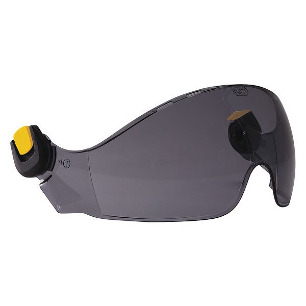 Petzl Eye Shield, Gray Visor, 3 1/2 in Height, Anti-Fog ; Anti-Scratch Lens - A015BA00