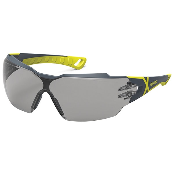 Hexarmor MX300, Safety Glasses Anti-Fog &  Anti-Scratch, Gray Lens, Half-Frame, Wraparound - 11-13003-02