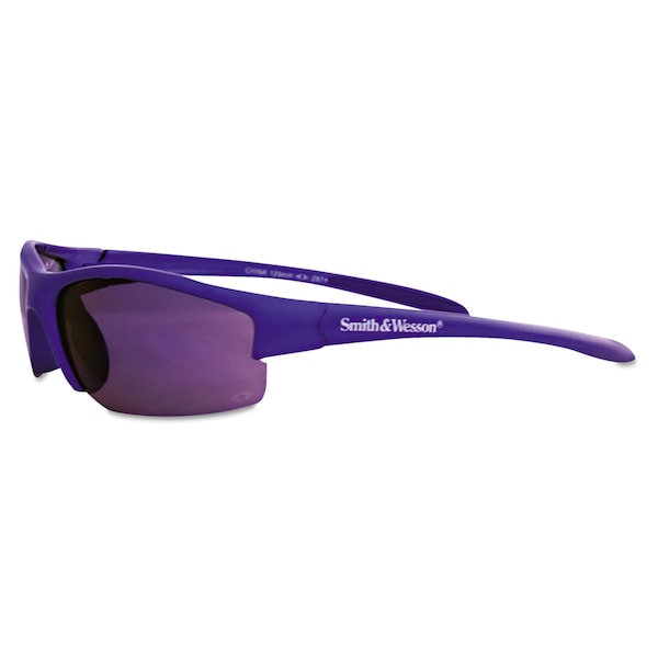 Smith & Wesson Safety Glasses Blue Lens, Wraparound, Wraparound - 21301