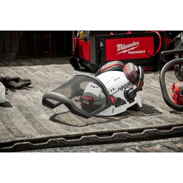 Milwaukee Tool BOLTâ„¢ Full Face Shield - Metal Mesh (Compatible with MilwaukeeÂ® Safety Helmet [No Brim]) - 48-73-1431