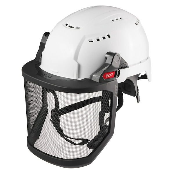 Milwaukee Tool BOLTâ„¢ Full Face Shield - Metal Mesh (Compatible with MilwaukeeÂ® Safety Helmet [No Brim]) - 48-73-1431