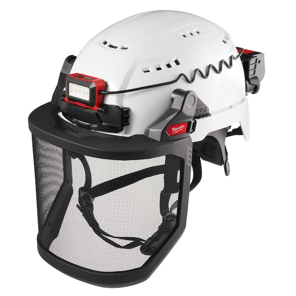 Milwaukee Tool BOLTâ„¢ Full Face Shield - Metal Mesh (Compatible with MilwaukeeÂ® Safety Helmet [No Brim]) - 48-73-1431