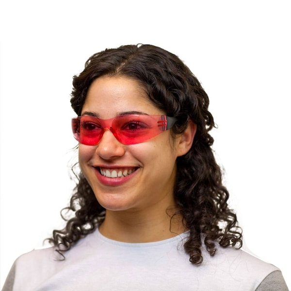 Bison Life Keystone, Safety Glasses Anti-Scratch, Yellow & Green Lens, 12 PK - BL-KSSG1-CLBT-YGR-12