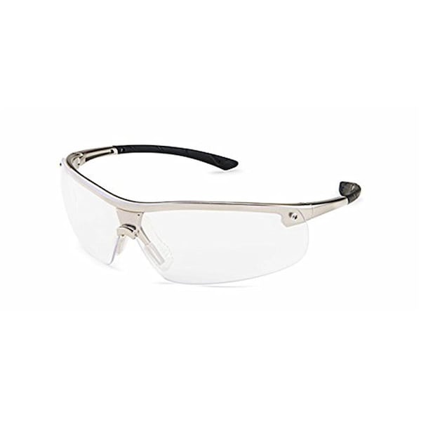 Gateway Safety Ingot Safety Glasses Gunmetal Frame, Clear - 34GM80