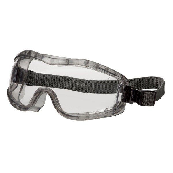 Mcr Safety Glasses, 23 Series Elastic Strap, Clear UV-AF, 12PK - 2320AF