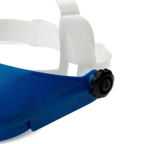 Sellstrom 390 Premium Series Face Shield Headgear, Single Crown, Universal Hard Hat Slot Adapter - S39200