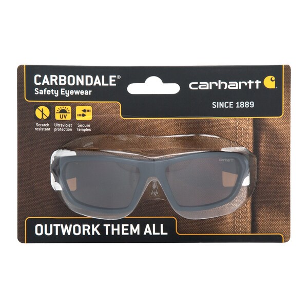 Carhartt Eyewear Carhartt Carbondale Anti-Fog Safety Glasses Bronze Lens Black Frame 1 pc - CHB218DCC