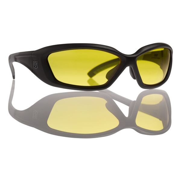 Revision Military Safety Glasses Anti-Fog &  Anti-Scratch, Amber Lens, Wraparound - 4-0491-0004