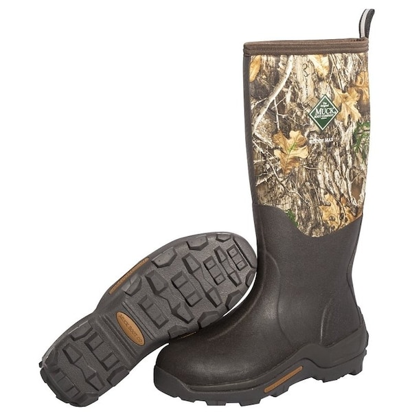 Muck Boot Co Woody Max Series Hunting Boots, 11, BrownRealtree Edge Camo - WDM-RTE-RTR-110