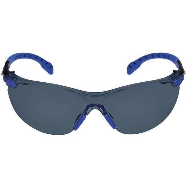 3M Solus 1000, Safety Glasses Anti-Fog &  Anti-Scratch, Gray Lens, Frameless, Wraparound - S1102SGAF