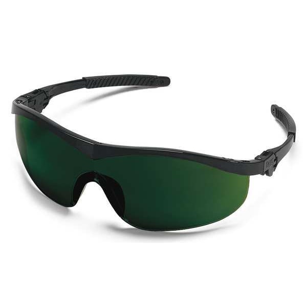 Condor Thunder, Safety Glasses Anti-Scratch, Welding Shade(s) Lens, Half-Frame, Wraparound - 4VCA7