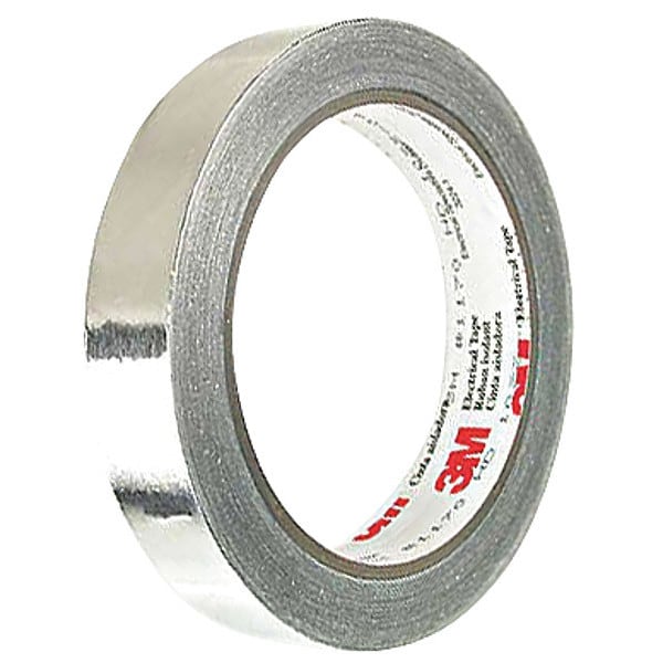 Cinta de aluminio 3M, 3/4 pulg. x 18 yd., plateado, paquete de 12 - 1170-3/4"X18YD