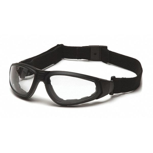 Pyramex Safety Goggles, Anti-Fog, Anti-Static, Scratch-Resistant, Clear Lens, Yes Venting, Universal - GB4010ST