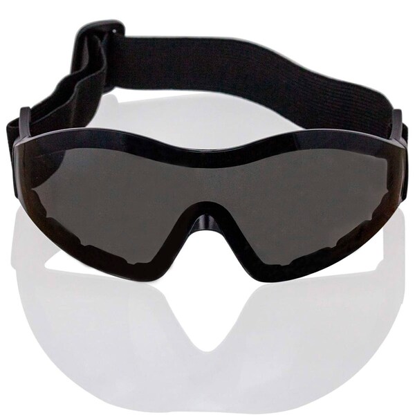 Bison Life Mirage, Safety Goggles Anti-Fog &  Anti-Scratch, Black Lens - SH-MRSG-BKLBKS-MS19