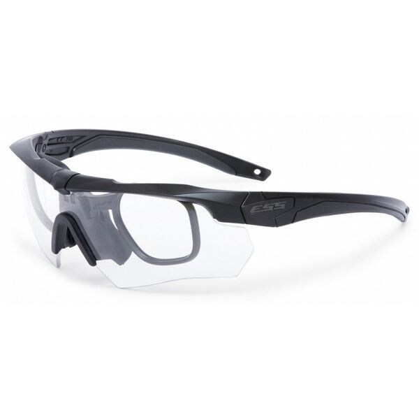 Ess Crossbow, Safety Glasses Anti-Fog &  Anti-Scratch, Clear Lens, Half-Frame, Wraparound - 740-0504