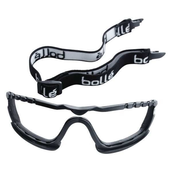 Bolle Safety Dust Ggls Strap and Foam Kit, Bk, Foam - 40043