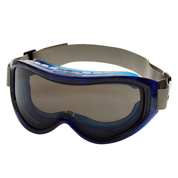 Sellstrom Impact Resistant Safety Goggles, Anti-Fog, Scratch-Resistant, Smoke Lens, Universal - S80203