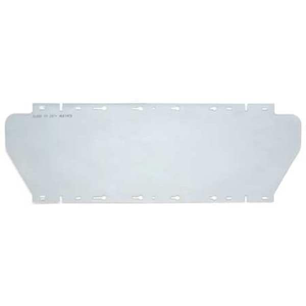 Sellstrom Faceshield Window, Clear Visor, 6 1/2 in Height, Uncoated Lens, clear - S36000