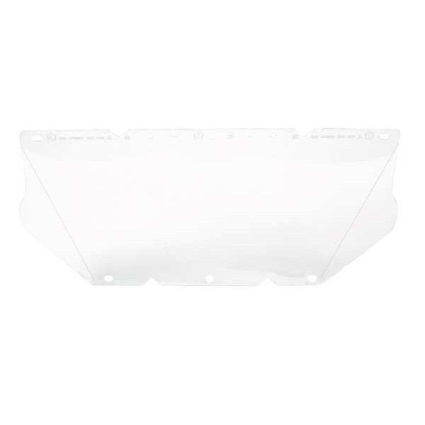 Msa Safety Faceshield Visor, Clear Visor, Polycarbonate, Anti-Fog ; Anti-Scratch Lens, clear - 10115837