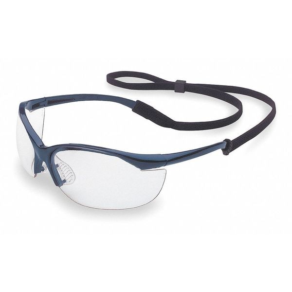 Honeywell Uvex Vapor, Safety Glasses Anti-Scratch, Clear Lens, Half-Frame, Wraparound - 11150900