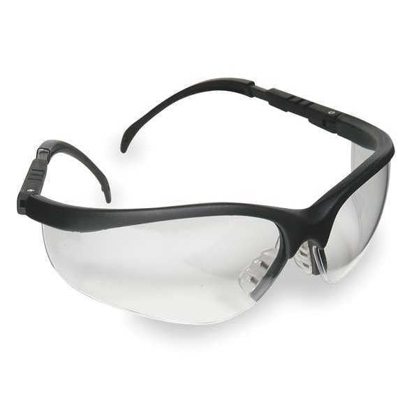 Condor Nome, Safety Glasses Anti-Scratch, Clear Lens, Half-Frame, Wraparound - 5JE24