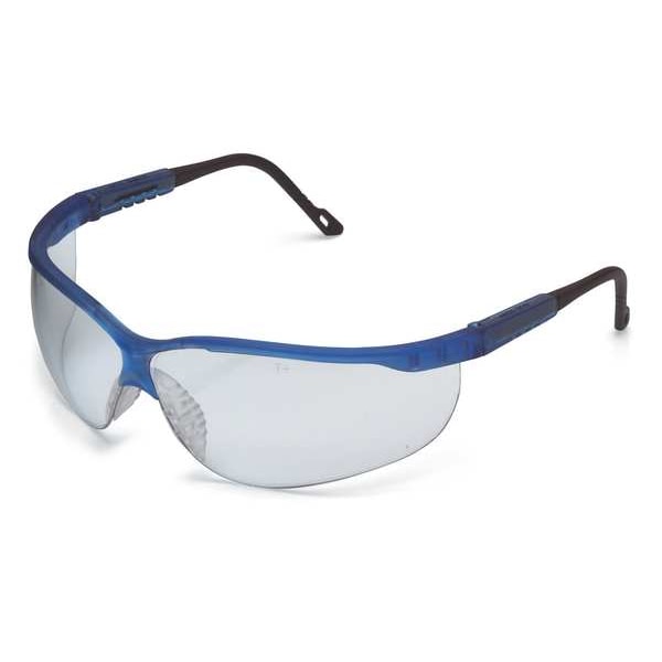 Condor Nome, Safety Glasses Anti-Scratch, Clear Lens, Half-Frame, Wraparound - 5JE24