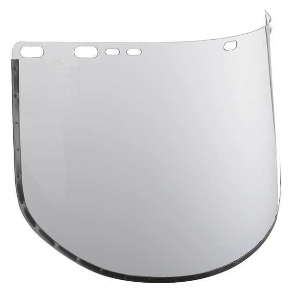 Jackson Safety Face Shield, Clear Visor, Acetate, Uncoated Lens, Clear - 29079
