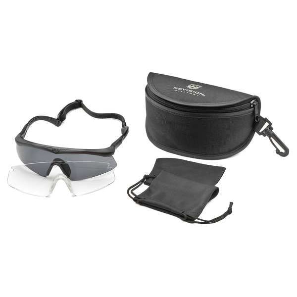 Revision Military Safety Glasses Anti-Fog &  Anti-Scratch, Assorted Lens, Wraparound - 4-0076-0720