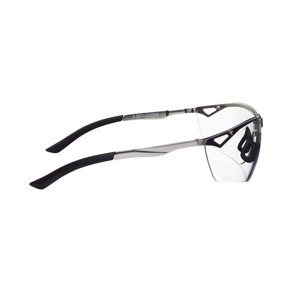 Allen Co Trigger Metal Frame Shooting Safety Glasses, Clear Lenses, ANSI Z87.1+ & CE Rated - 2368
