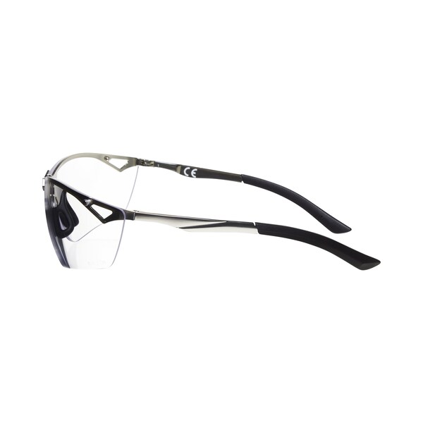 Allen Co Trigger Metal Frame Shooting Safety Glasses, Clear Lenses, ANSI Z87.1+ & CE Rated - 2368