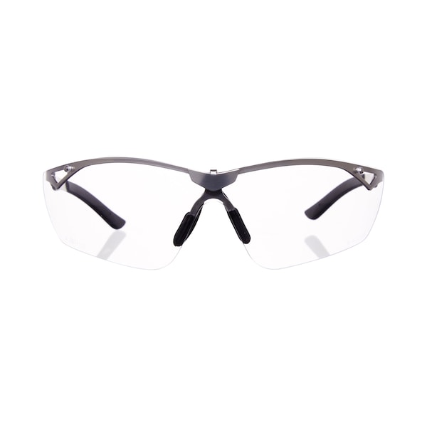 Allen Co Trigger Metal Frame Shooting Safety Glasses, Clear Lenses, ANSI Z87.1+ & CE Rated - 2368