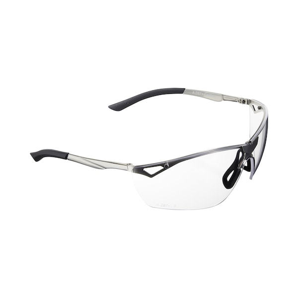 Allen Co Trigger Metal Frame Shooting Safety Glasses, Clear Lenses, ANSI Z87.1+ & CE Rated - 2368