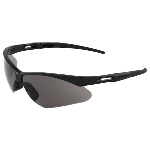 Deltaplus Octane Safety Glasses, Polarized, Black Frame And Gray Polarized Lens - 15345
