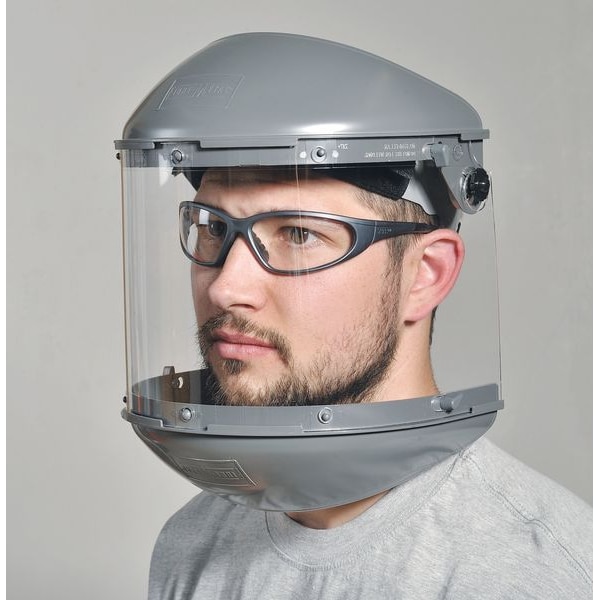 Fibre-Metal By Honeywell Face Shield Assembly, Clear Visor, Propionate, Ratchet Suspension, Uncoated Lens - FM400DCCL