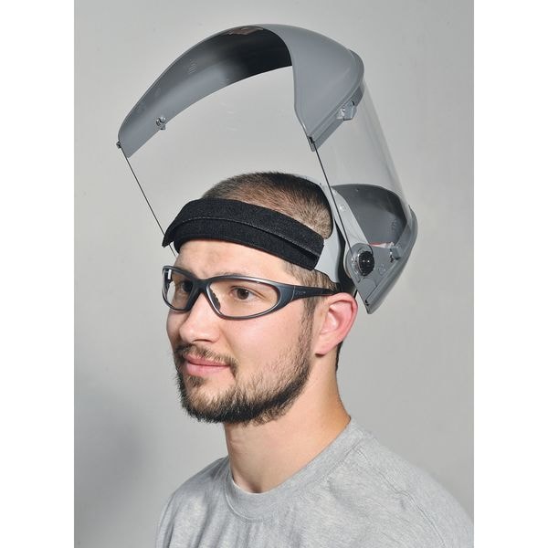 Fibre-Metal By Honeywell Face Shield Assembly, Clear Visor, Propionate, Ratchet Suspension, Uncoated Lens - FM400DCCL