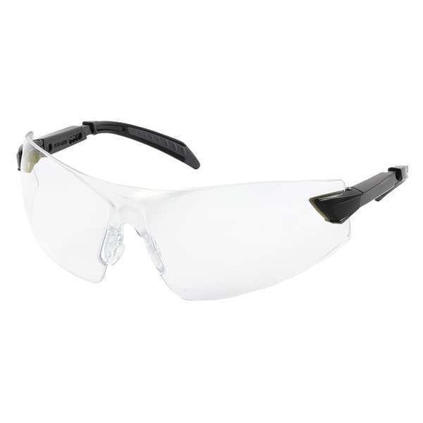 Bouton Optical Supersonic, Safety Glasses Anti-Reflective, Anti-Scratch, Clear Lens, Frameless, Wraparound - 250-34-0010