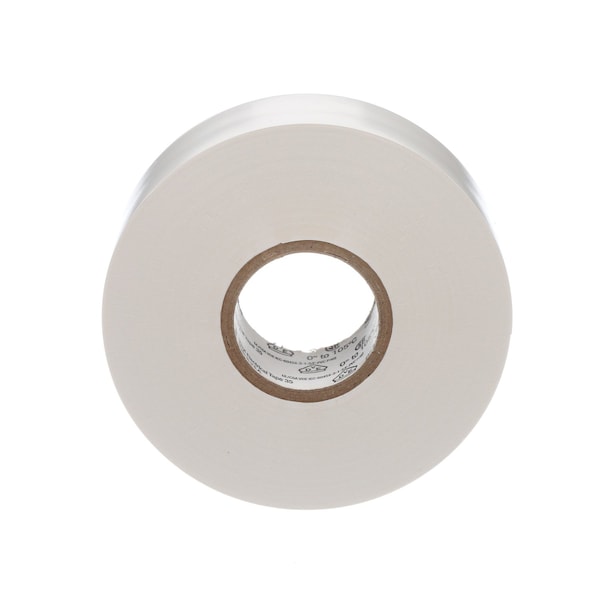Cinta Eléctrica de Vinilo Blanco Scotch de 3/4 in. de Ancho X 66 ft. de Largo - 10828-DL-2W